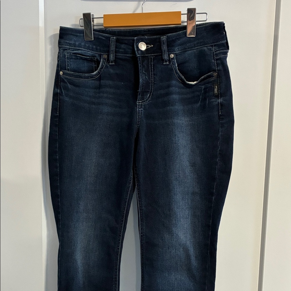 Silver Jeans Women's Dark Indigo Skinny Jeans  - size 29